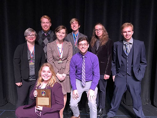 Photo of forensics team