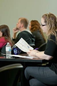 Picture of student in classroom 