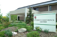 picture of the student/conference center sign