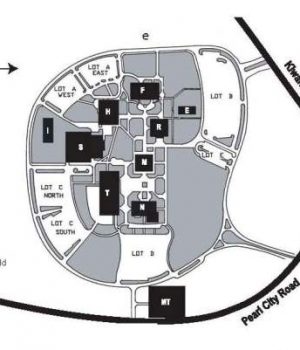 Photo of campus map