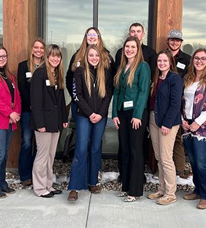 Ag students pose at the PAS conference