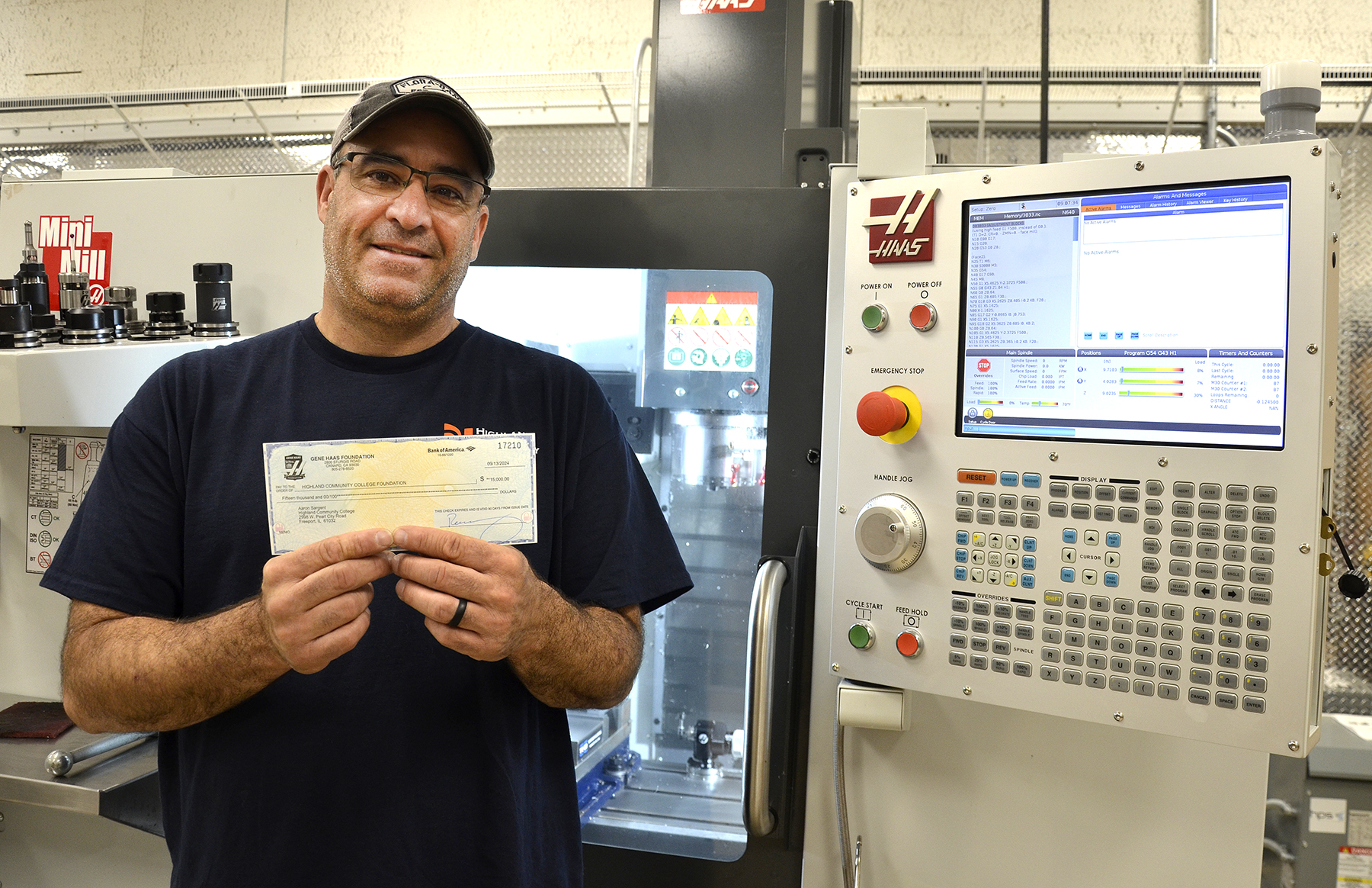 Highland receives grant to offer CNC scholarships