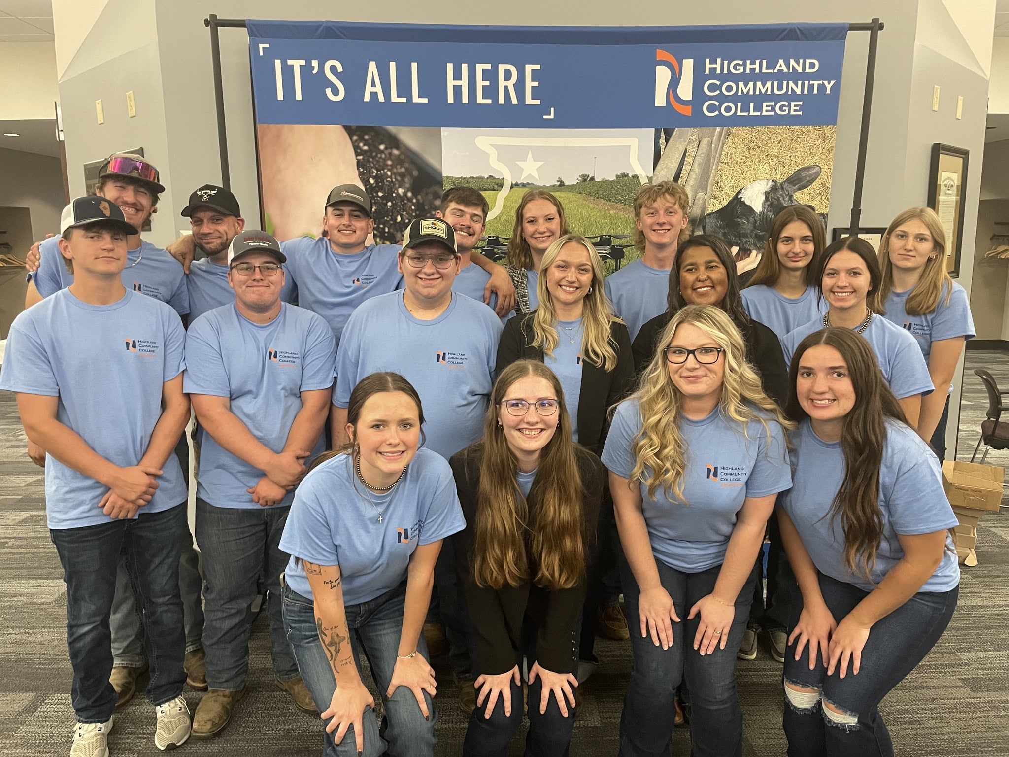 Ag Club students in a group
